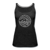 North Dakota Women’s Tank Top - State Design Women’s North Dakota Tank Top - charcoal gray