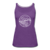 Oregon Women’s Tank Top - State Design Women’s Oregon Tank Top - purple