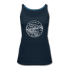 Oregon Women’s Tank Top - State Design Women’s Oregon Tank Top - deep navy
