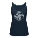 Oregon Women’s Tank Top - State Design Women’s Oregon Tank Top - deep navy
