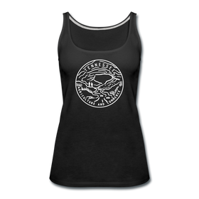 Tennessee Women’s Tank Top - State Design Women’s Tennessee Tank Top - black