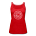 Tennessee Women’s Tank Top - State Design Women’s Tennessee Tank Top - red