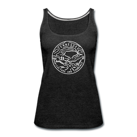 Tennessee Women’s Tank Top - State Design Women’s Tennessee Tank Top - charcoal gray