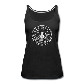 Texas Women’s Tank Top - State Design Women’s Texas Tank Top - black