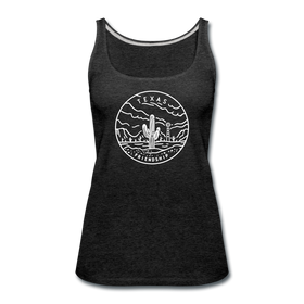 Texas Women’s Tank Top - State Design Women’s Texas Tank Top - charcoal gray