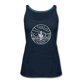 Texas Women’s Tank Top - State Design Women’s Texas Tank Top - deep navy