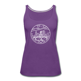 Ohio Women’s Tank Top - State Design Women’s Ohio Tank Top - purple