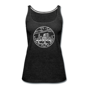Ohio Women’s Tank Top - State Design Women’s Ohio Tank Top - charcoal gray