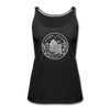 Rhode Island Women’s Tank Top - State Design Women’s Rhode Island Tank Top - black
