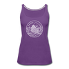 Rhode Island Women’s Tank Top - State Design Women’s Rhode Island Tank Top - purple