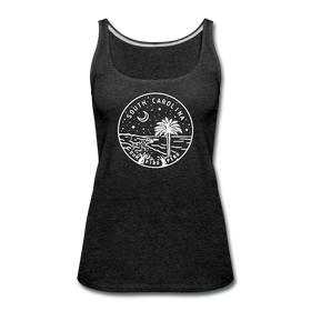 South Carolina Women’s Tank Top - State Design Women’s South Carolina Tank Top - charcoal gray