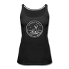 Pennsylvania Women’s Tank Top - State Design Women’s Pennsylvania Tank Top - black
