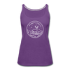 Pennsylvania Women’s Tank Top - State Design Women’s Pennsylvania Tank Top - purple