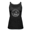 Pennsylvania Women’s Tank Top - State Design Women’s Pennsylvania Tank Top - charcoal gray