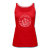 Oklahoma Women’s Tank Top - State Design Women’s Oklahoma Tank Top - red
