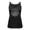Oklahoma Women’s Tank Top - State Design Women’s Oklahoma Tank Top - charcoal gray