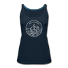 Oklahoma Women’s Tank Top - State Design Women’s Oklahoma Tank Top - deep navy