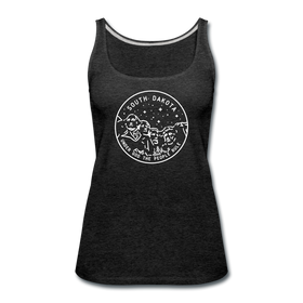 South Dakota Women’s Tank Top - State Design Women’s South Dakota Tank Top - charcoal gray