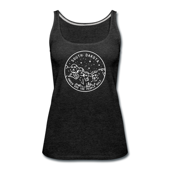 South Dakota Women’s Tank Top - State Design Women’s South Dakota Tank Top - charcoal gray