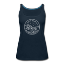 South Dakota Women’s Tank Top - State Design Women’s South Dakota Tank Top - deep navy