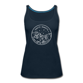 South Dakota Women’s Tank Top - State Design Women’s South Dakota Tank Top - deep navy