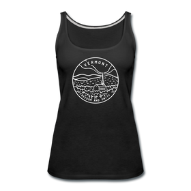 Vermont Women’s Tank Top - State Design Women’s Vermont Tank Top - black