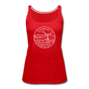 Vermont Women’s Tank Top - State Design Women’s Vermont Tank Top - red
