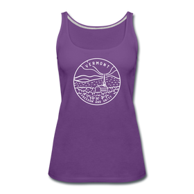 Vermont Women’s Tank Top - State Design Women’s Vermont Tank Top - purple