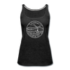 Vermont Women’s Tank Top - State Design Women’s Vermont Tank Top - charcoal gray