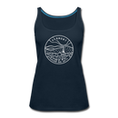 Vermont Women’s Tank Top - State Design Women’s Vermont Tank Top - deep navy