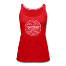 West Virginia Women’s Tank Top - State Design Women’s West Virginia Tank Top - red
