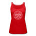 West Virginia Women’s Tank Top - State Design Women’s West Virginia Tank Top - red