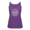 West Virginia Women’s Tank Top - State Design Women’s West Virginia Tank Top - purple