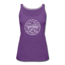 West Virginia Women’s Tank Top - State Design Women’s West Virginia Tank Top - purple