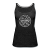 West Virginia Women’s Tank Top - State Design Women’s West Virginia Tank Top - charcoal gray