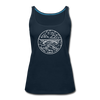 West Virginia Women’s Tank Top - State Design Women’s West Virginia Tank Top - deep navy