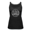 Wyoming Women’s Tank Top - State Design Women’s Wyoming Tank Top - black
