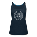Wyoming Women’s Tank Top - State Design Women’s Wyoming Tank Top - deep navy