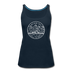 Wyoming Women’s Tank Top - State Design Women’s Wyoming Tank Top - deep navy