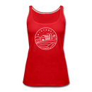 Wisconsin Women’s Tank Top - State Design Women’s Wisconsin Tank Top - red