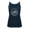 Wisconsin Women’s Tank Top - State Design Women’s Wisconsin Tank Top - deep navy