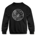 Arkansas Youth Sweatshirt - State Design Youth Arkansas Crewneck Sweatshirt - black