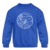 Arkansas Youth Sweatshirt - State Design Youth Arkansas Crewneck Sweatshirt - royal blue