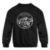 Colorado Youth Sweatshirt - State Design Youth Colorado Crewneck Sweatshirt - black