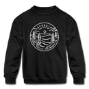 Georgia Youth Sweatshirt - State Design Youth Georgia Crewneck Sweatshirt - black