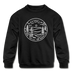 Georgia Youth Sweatshirt - State Design Youth Georgia Crewneck Sweatshirt - black