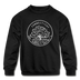 Connecticut Youth Sweatshirt - State Design Youth Connecticut Crewneck Sweatshirt - black