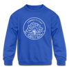 Connecticut Youth Sweatshirt - State Design Youth Connecticut Crewneck Sweatshirt - royal blue