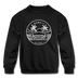 Hawaii Youth Sweatshirt - State Design Youth Hawaii Crewneck Sweatshirt - black