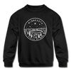 Minnesota Youth Sweatshirt - State Design Youth Minnesota Crewneck Sweatshirt